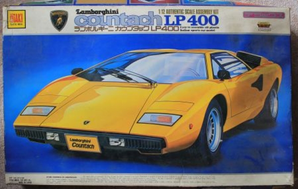 Otaki Lamborghini Countach LP 400 Sportscar 1971 Modelkit in original box (9113)
